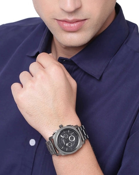 Fossil Machine Chronograph Smoke Stainless Steel Watch
