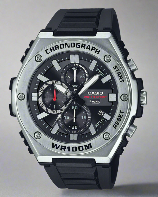 CASIO SPORTY CHRONOGRAPH BLACK DIAL